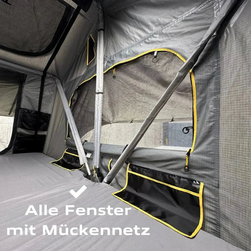 Dachzelt Elements Stone - 220cm mit Vorzelt