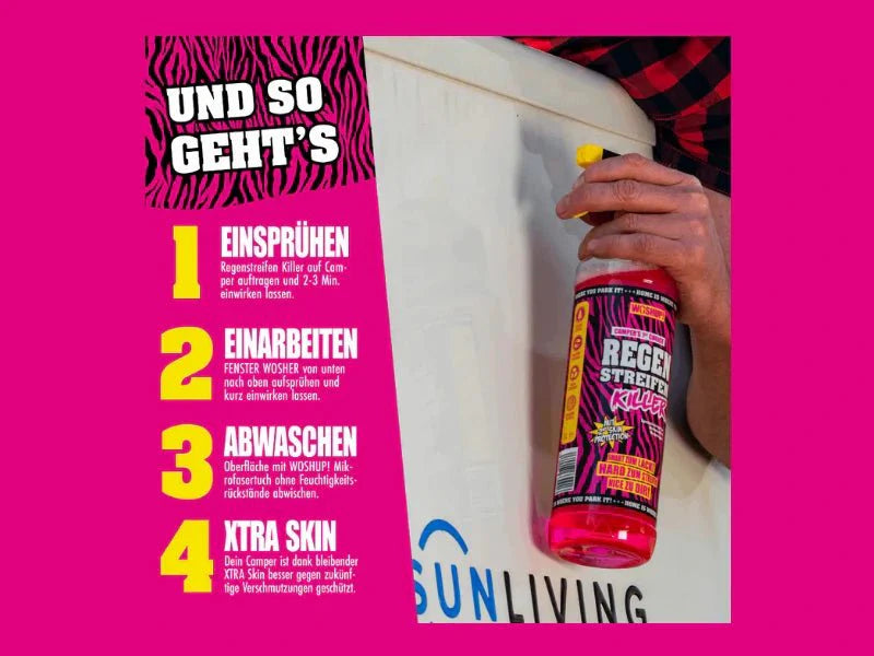 WOSHUP Regenstreifen Killer