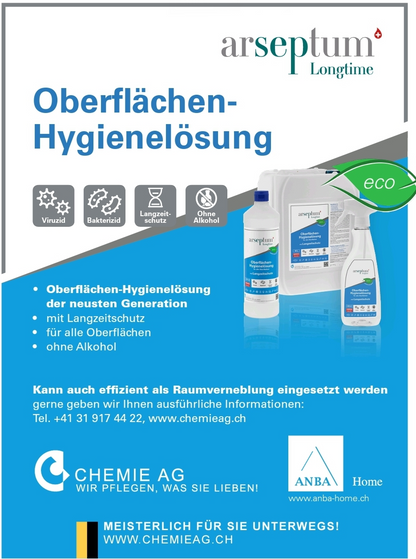 Oberflächen Hygienelösung