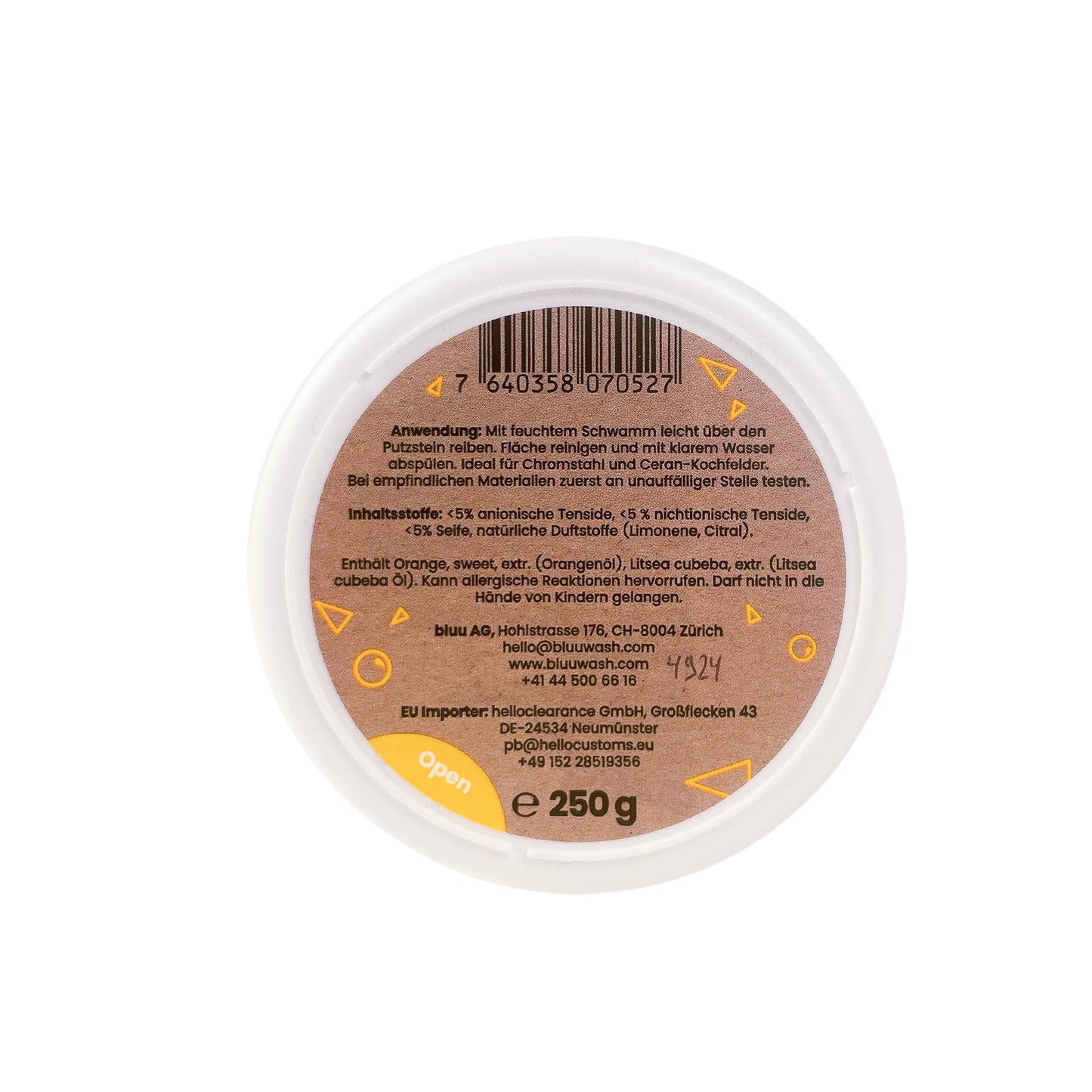 bluu fred cleantstone – Putzstein