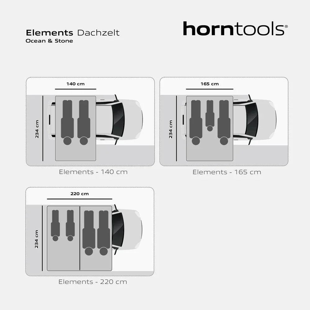 Dachzelt Elements Ocean - 220cm