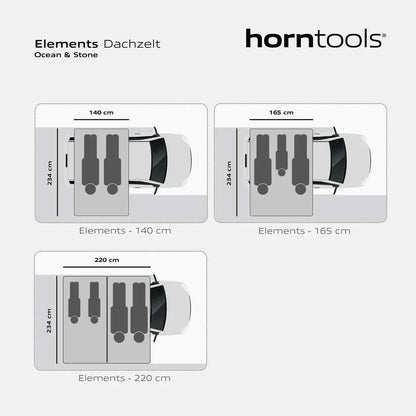 Dachzelt Elements Ocean - 220cm