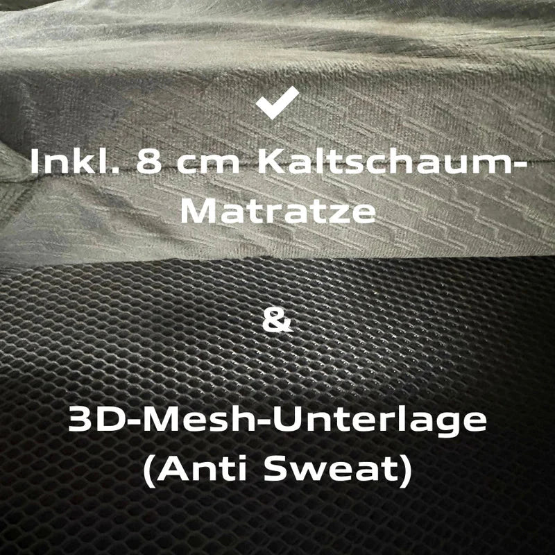 Dachzelt Elements Stone - 140cm mit Vorzelt