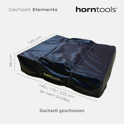Dachzelt Elements Stone - 220cm mit Vorzelt