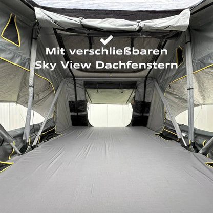 Dachzelt Elements Stone - 165cm mit Vorzelt