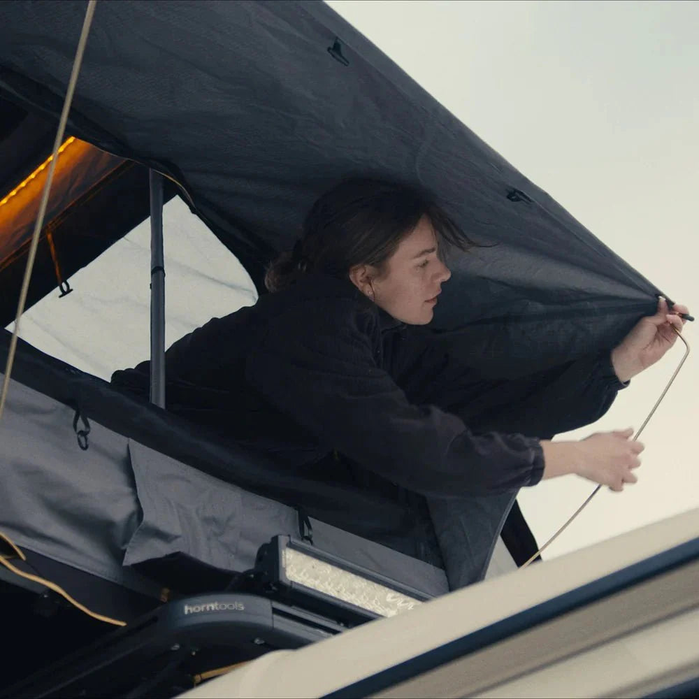 Dachzelt Elements Stone - 220cm mit Vorzelt