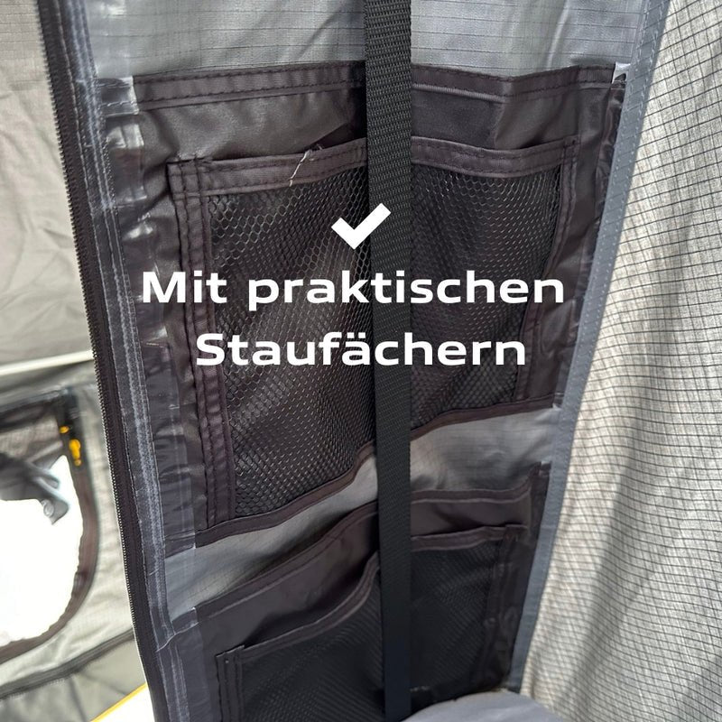 Dachzelt Elements Stone - 140cm mit Vorzelt