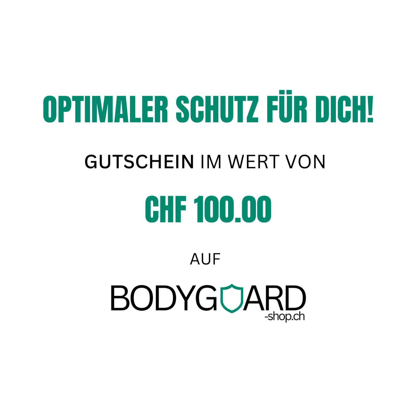 Geschenkgutschein - Bodyguard - shop